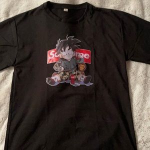 Men’s T-shirt, Supreme Tee black, M size